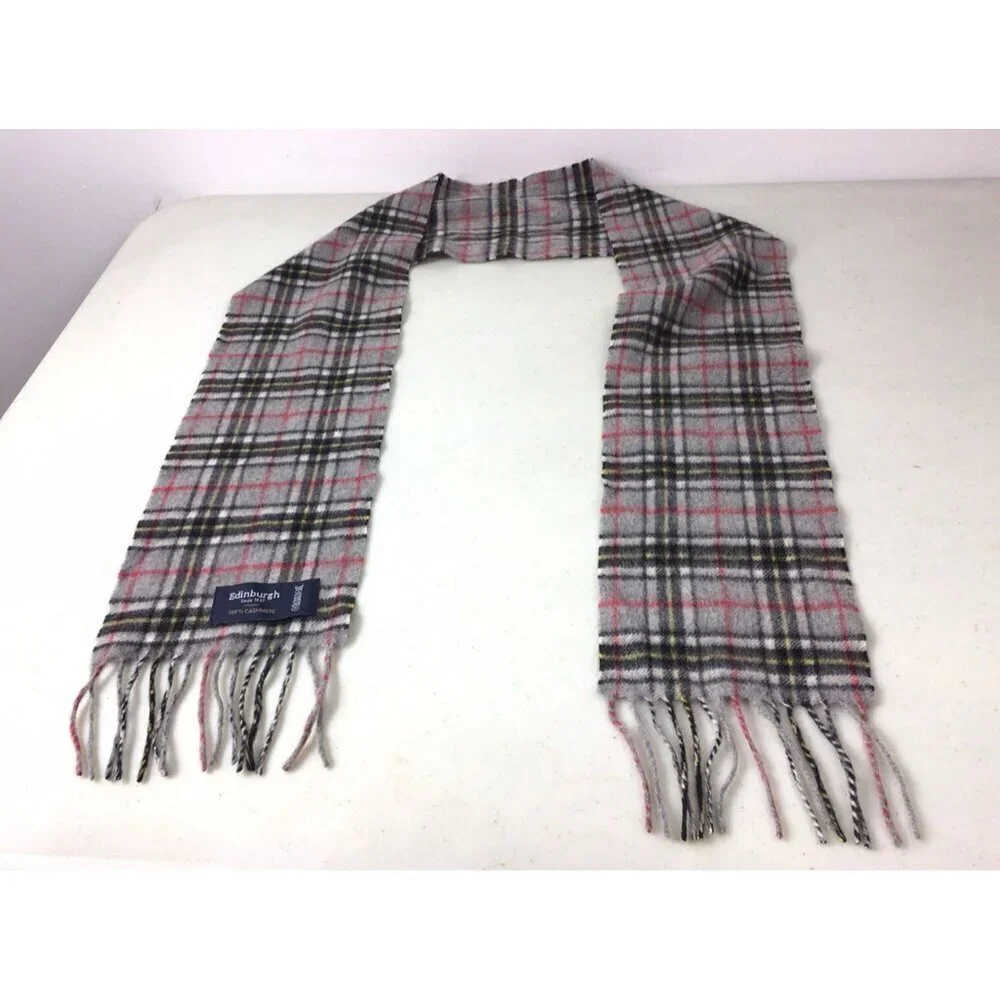 Edinburgh Cashmere Scarf Mens One Size